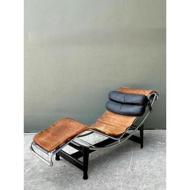 Vintage Lc2 Chaise Lounge After Corbusier — additional photo 4