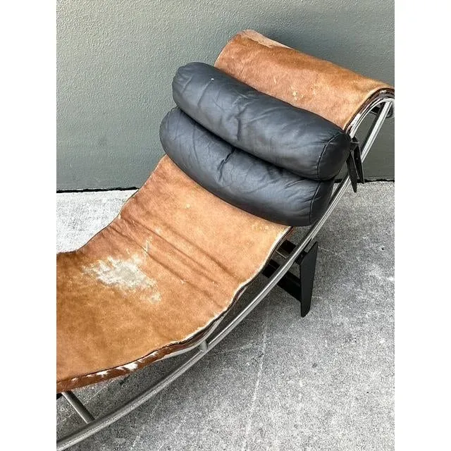 Vintage Lc2 Chaise Lounge After Corbusier — additional photo 8