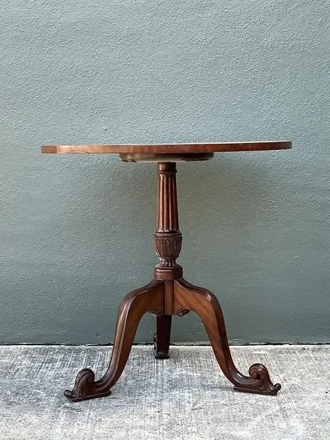 Vintage Maitland Smith Inlay Side Table — additional photo 3