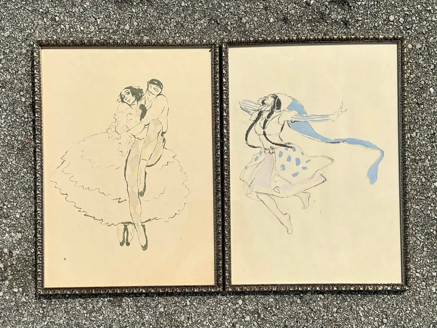 Vintage MCM Ballet Ruese Prints - Set of 2 — additional photo 2