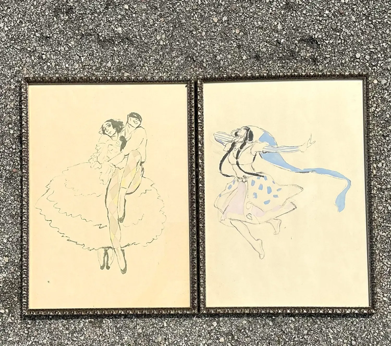 Vintage MCM Ballet Ruese Prints - Set of 2 — additional photo 5