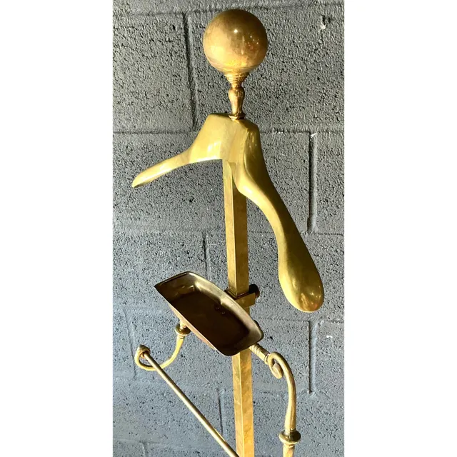 Vintage MCM Brass Gentleman’s Valet — additional photo 3