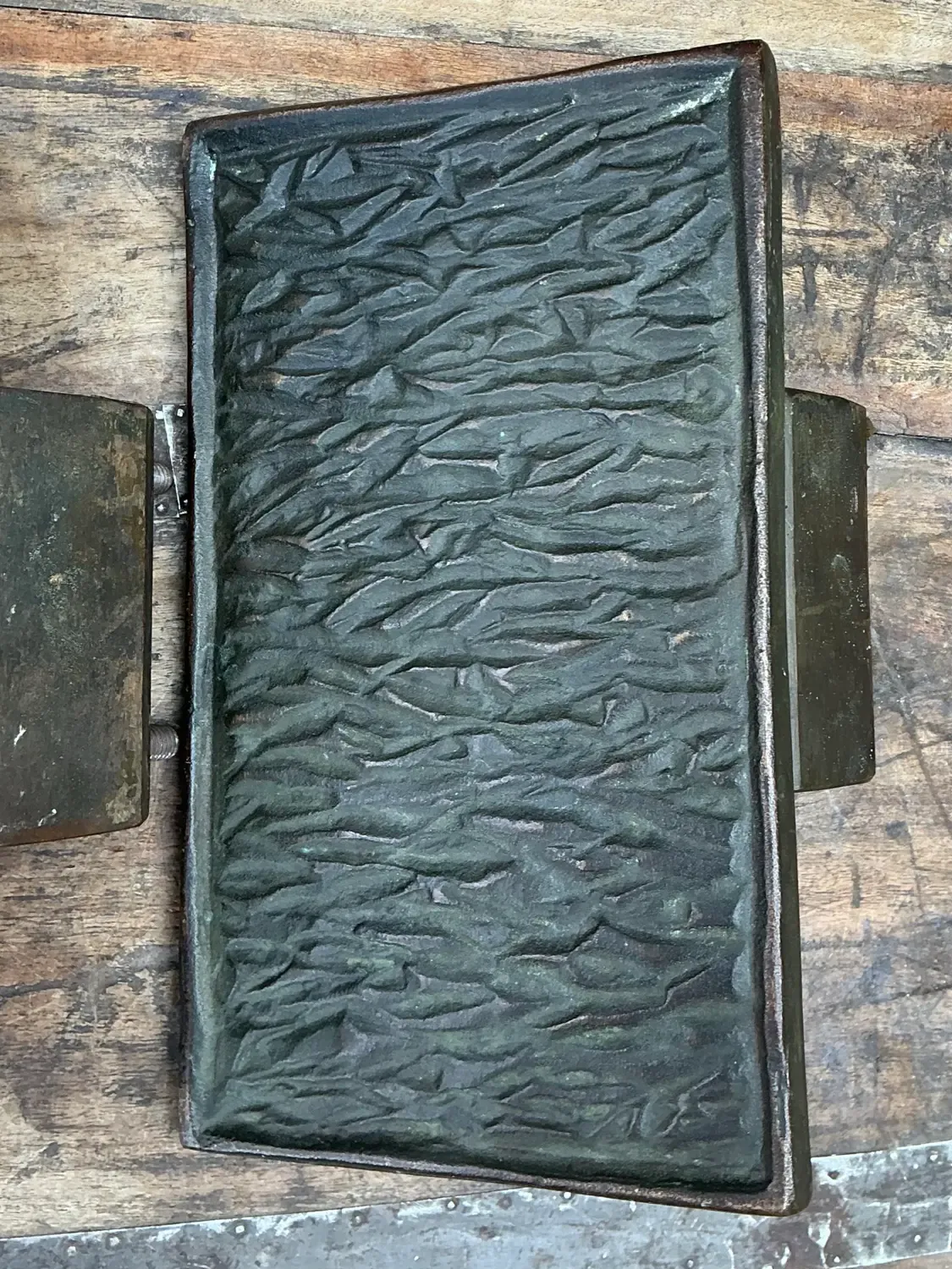 Vintage MCM Bronze Door Handles - Set of 2 — additional photo 4