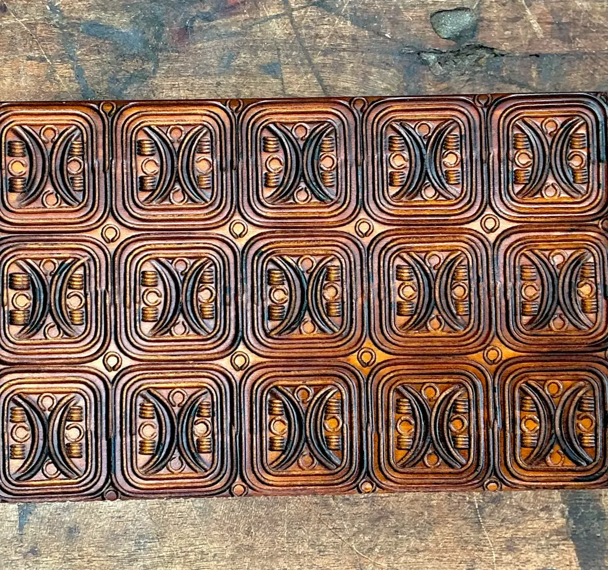 Vintage MCM Brutalist Lidded Box — additional photo 4