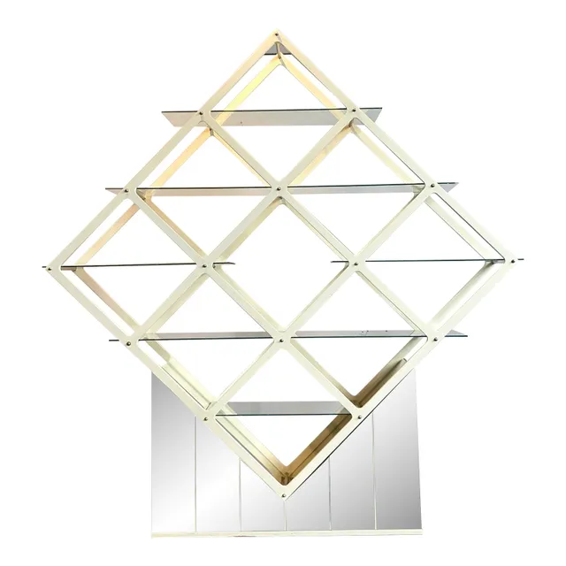 Vintage MCM Diamond Etagere — additional photo 1