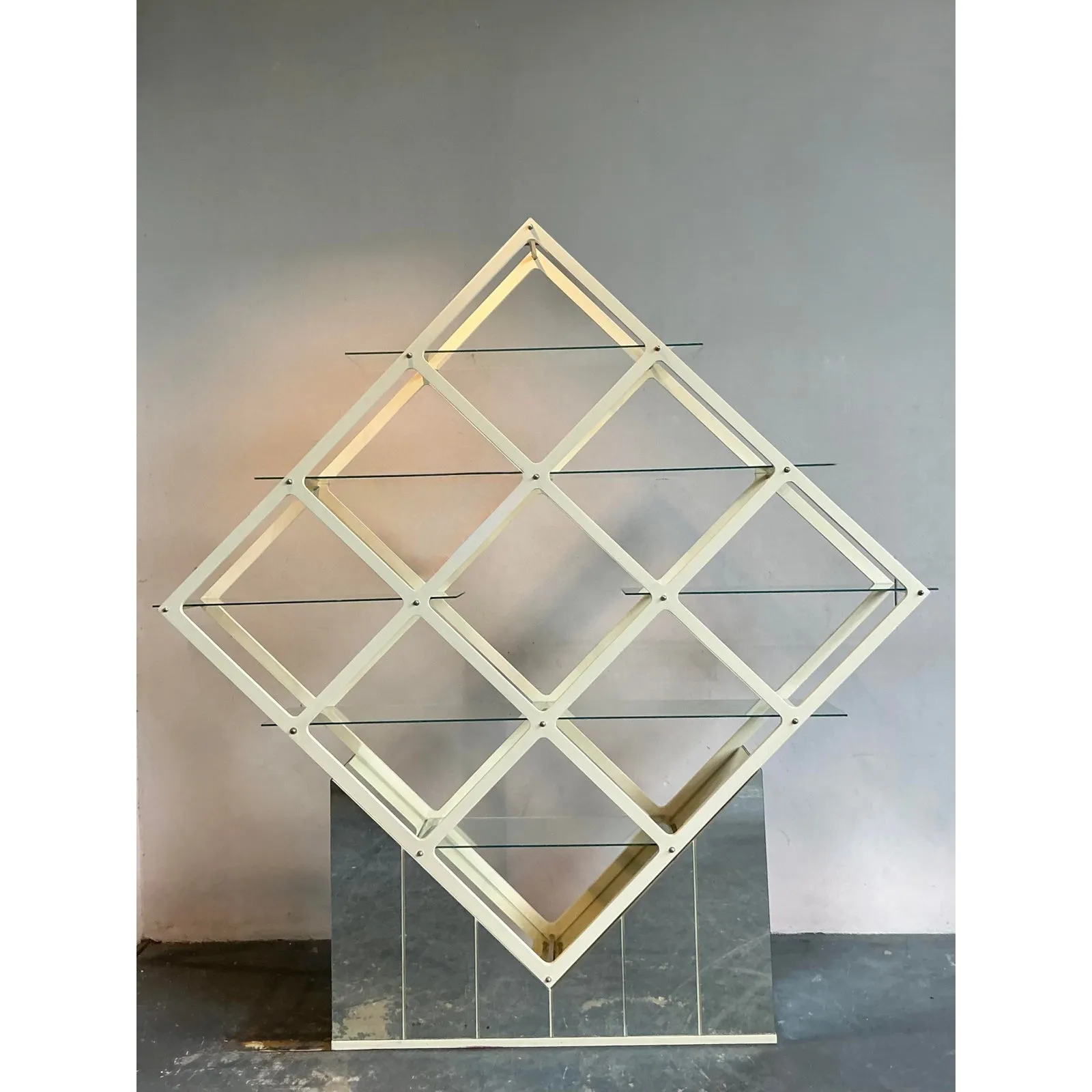 Vintage MCM Diamond Etagere — additional photo 4