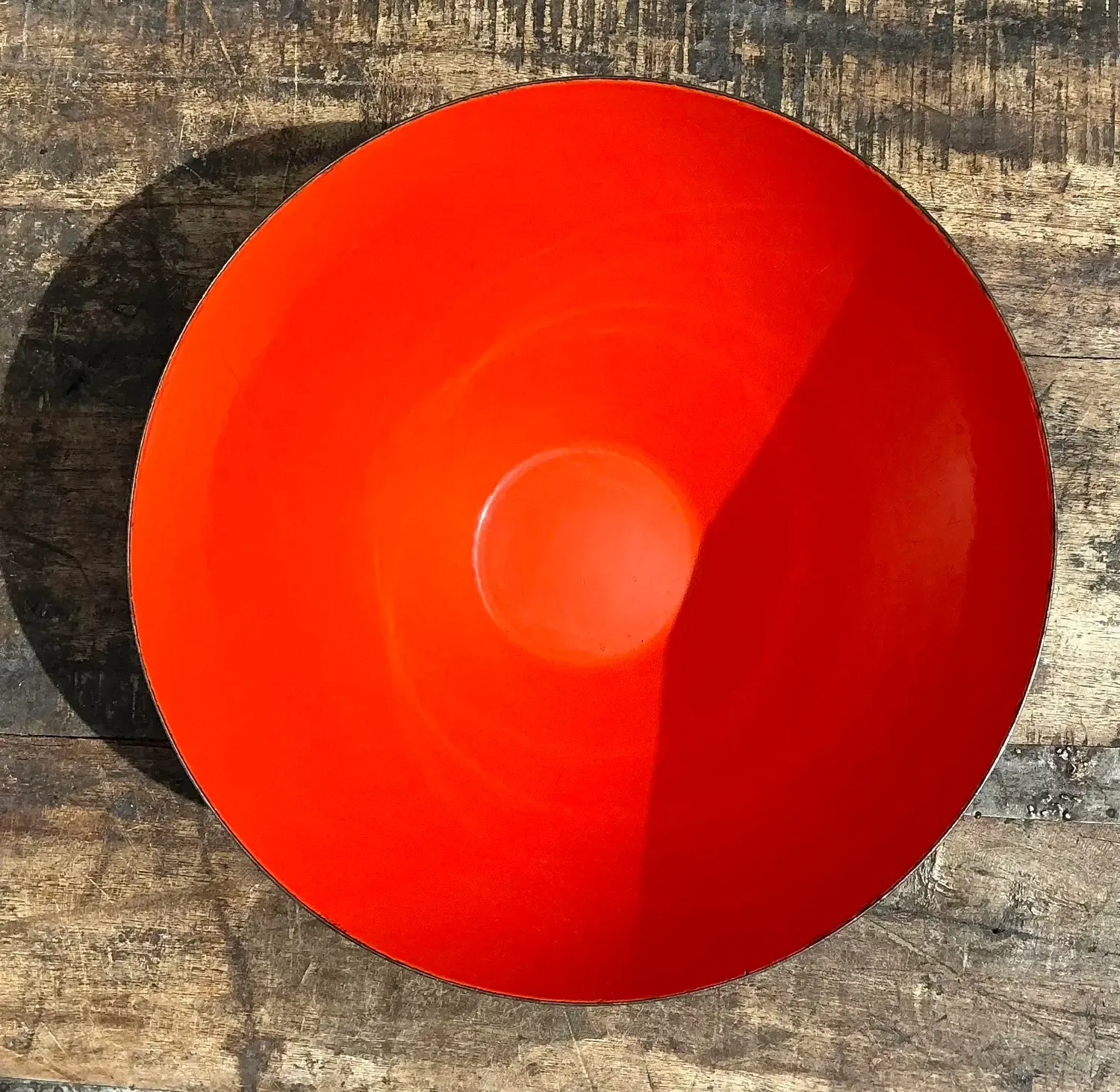 Vintage MCM Enamel Bowl — additional photo 3