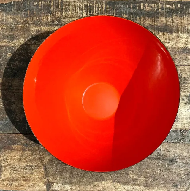 Vintage MCM Enamel Bowl — additional photo 7