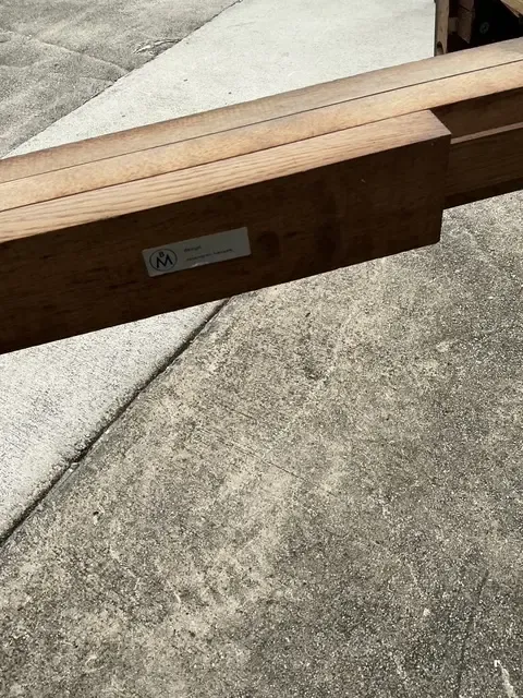 Vintage MCM Extendable Teak Dining Table — additional photo 5