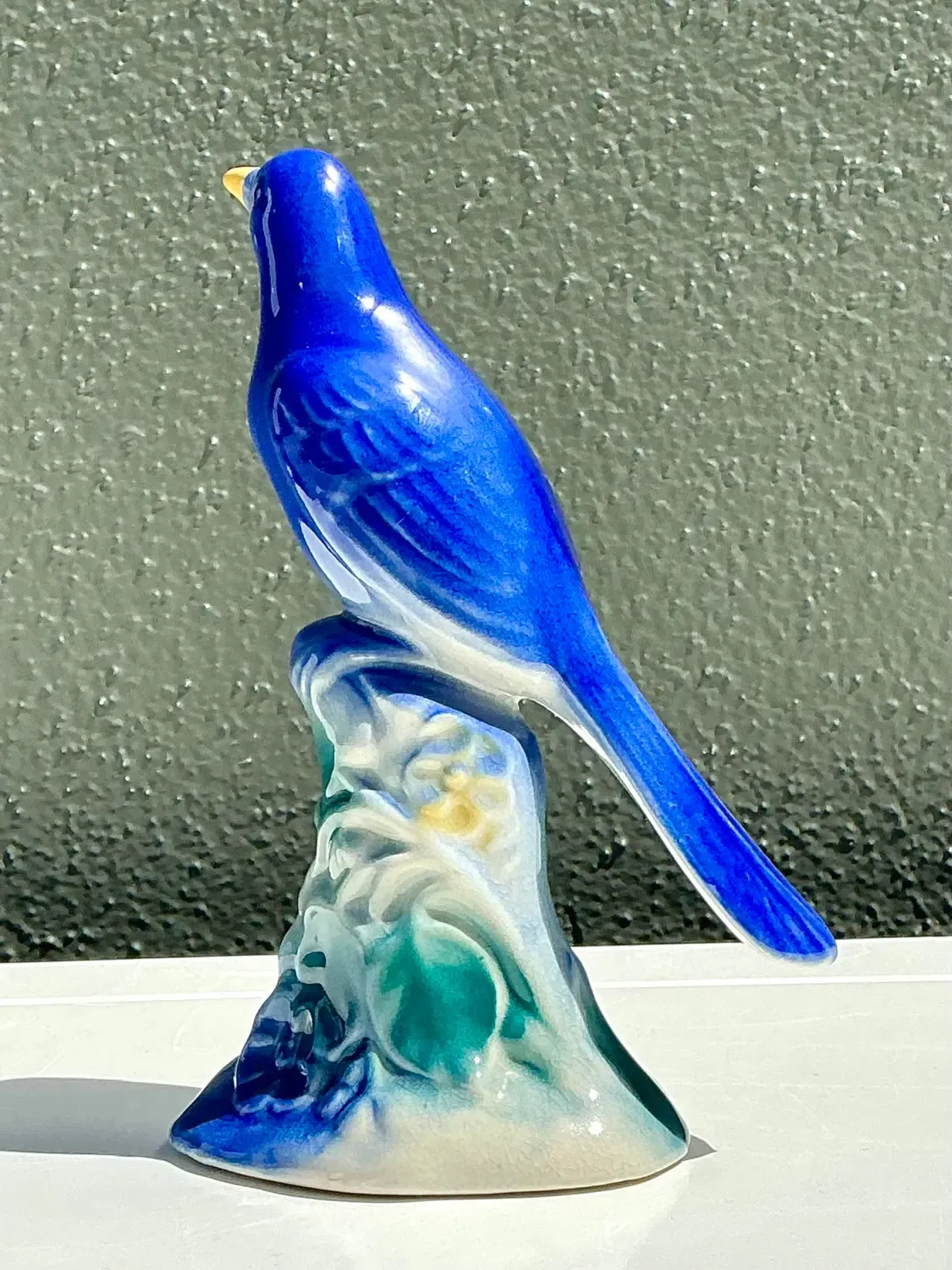 Vintage MCM Glazed Ceramic Bird — additional photo 2
