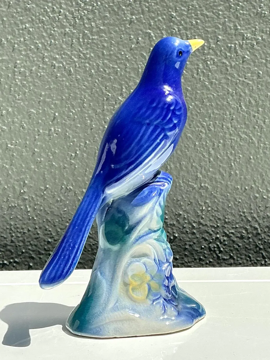 Vintage MCM Glazed Ceramic Bird — additional photo 4