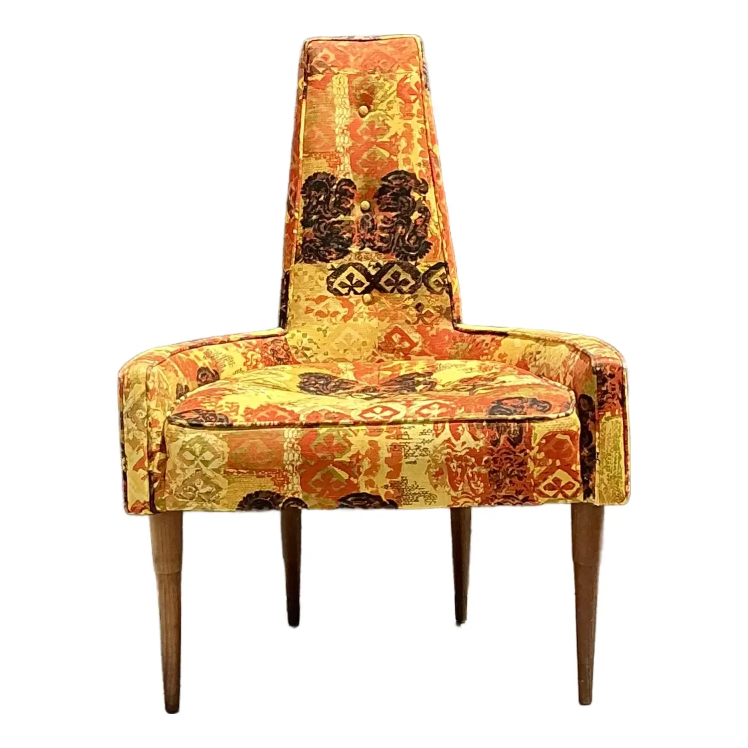 Vintage MCM High Back Lounge Chair — additional photo 1