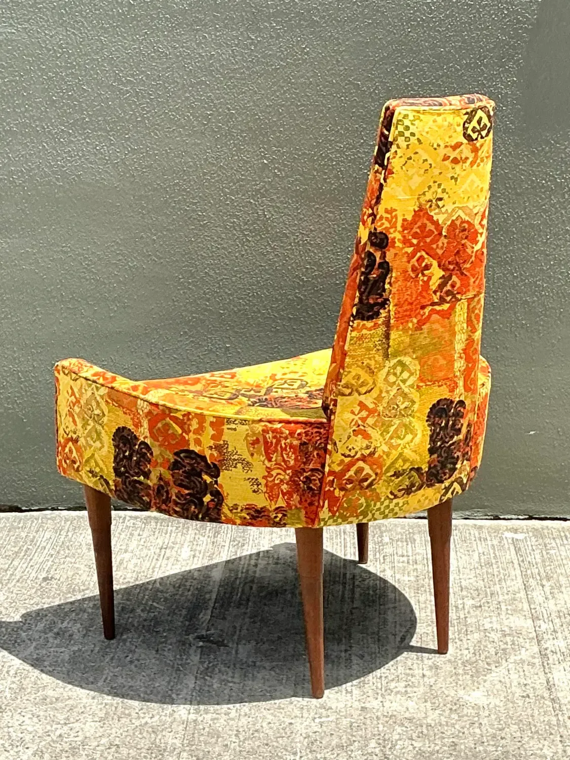 Vintage MCM High Back Lounge Chair — additional photo 3