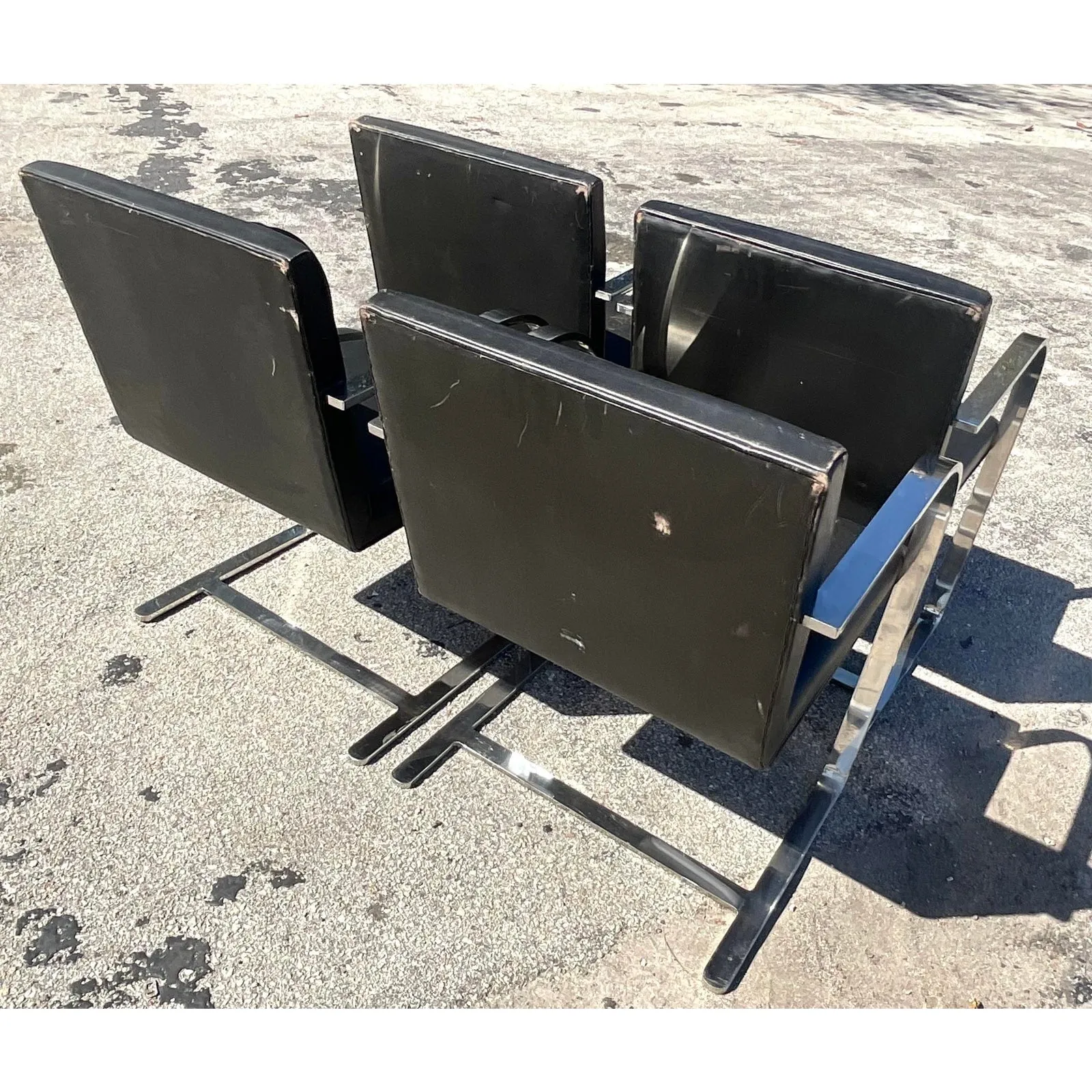 Vintage MCM Mies van der Rohe for Knoll Brno Chairs - Set of 4 — additional photo 3