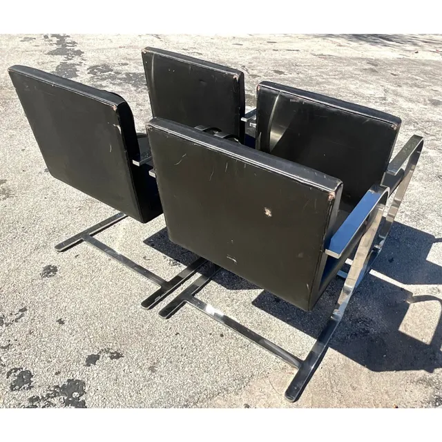 Vintage MCM Mies van der Rohe for Knoll Brno Chairs - Set of 4 — additional photo 3