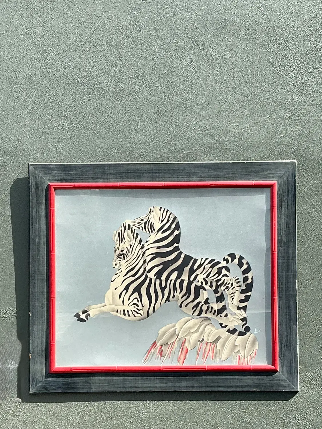 Vintage MCM Original Zebra Print — additional photo 4