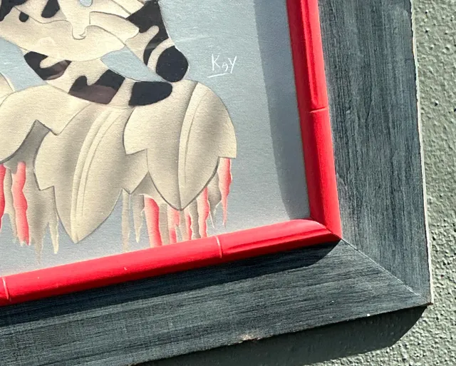 Vintage MCM Original Zebra Print — additional photo 5