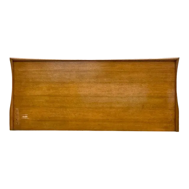 Vintage MCM Plank King Headboard — additional photo 2