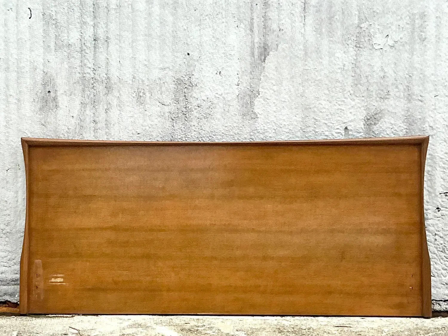 Vintage MCM Plank King Headboard — additional photo 3