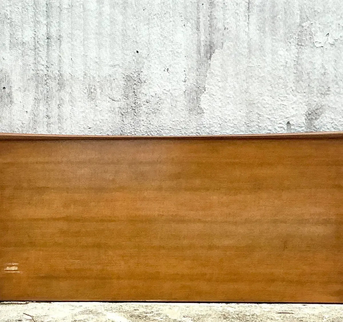 Vintage MCM Plank King Headboard — additional photo 2
