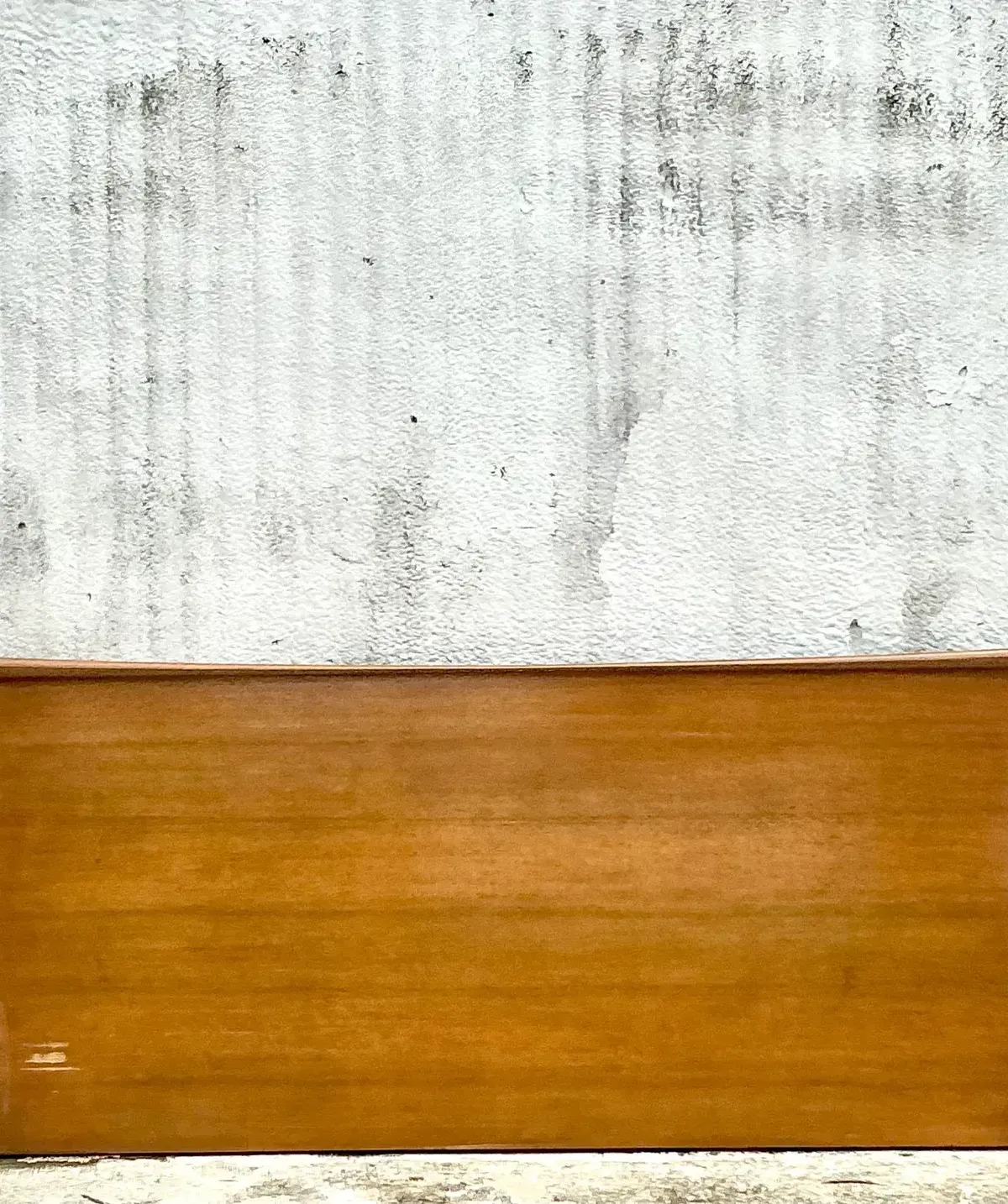 Vintage MCM Plank King Headboard — additional photo 3