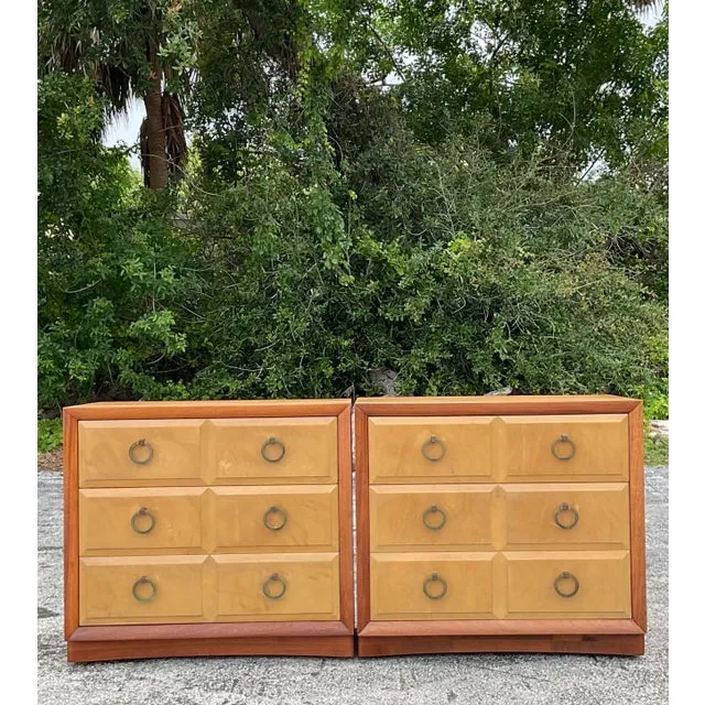 Vintage MCM Robsjohn Gibbings for Widdicomb Chest of Drawers - a Pair — additional photo 1