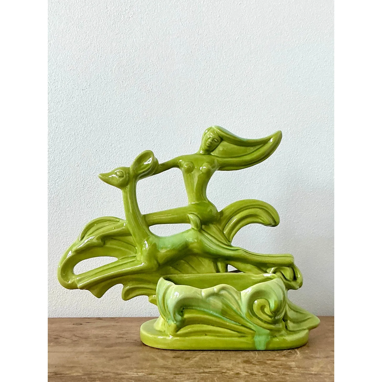 Vintage MCM Royal Haeger Glazed Ceramic Lamp — additional photo 3