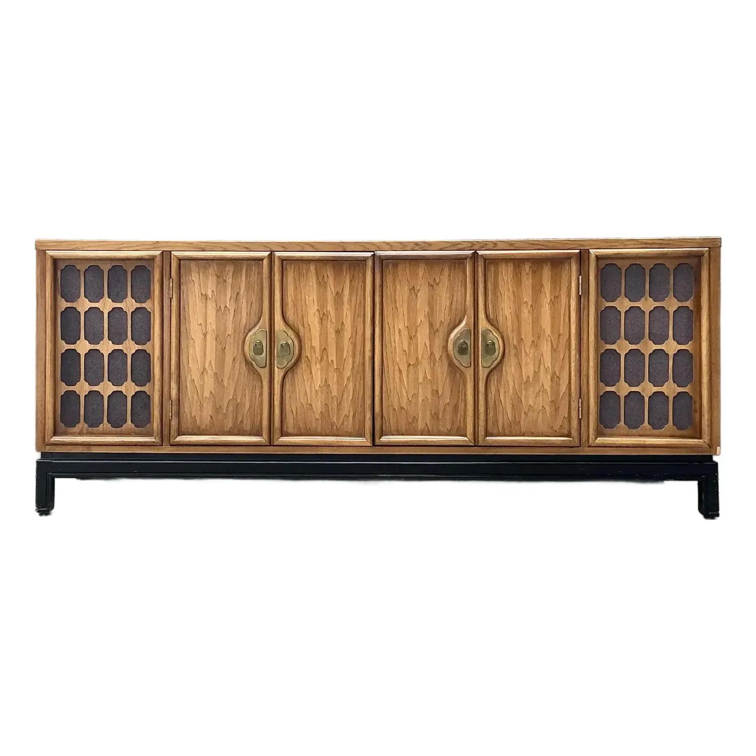 Vintage MCM Stereo Cabinet Credenza — additional photo 1