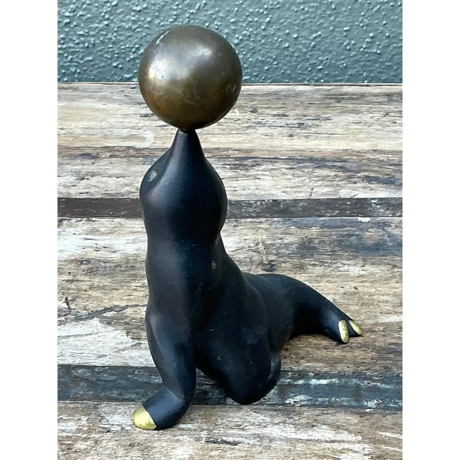 Vintage Mexican Seal With Ball — additional photo 1