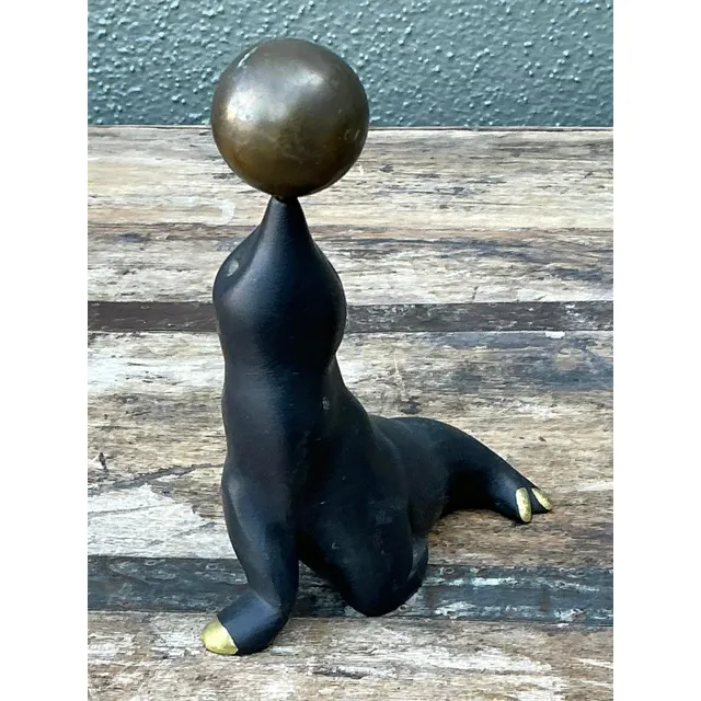 Vintage Mexican Seal With Ball — additional photo 1