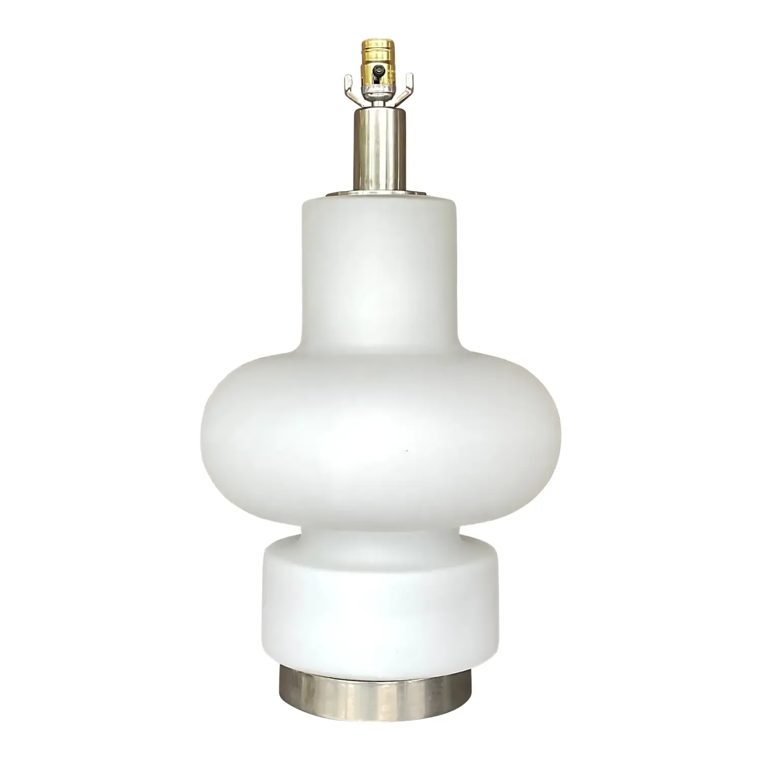 Vintage Mid 20th Century After Bobo Piccoli for Fontana Arte Glass Lamp — additional photo 1