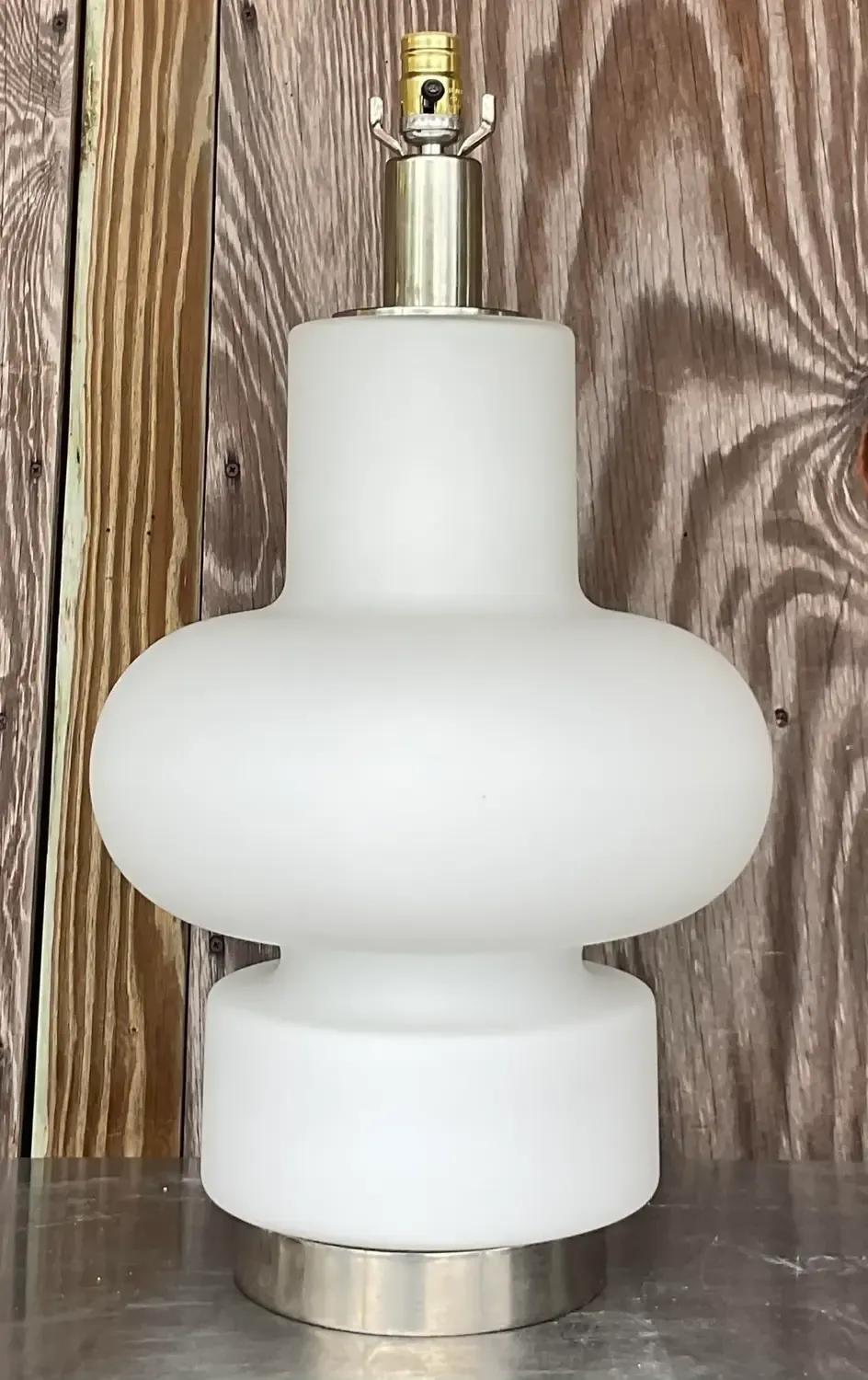Vintage Mid 20th Century After Bobo Piccoli for Fontana Arte Glass Lamp — additional photo 2