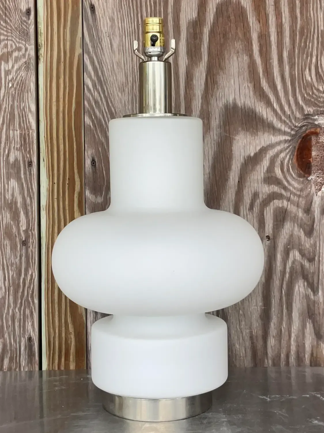 Vintage Mid 20th Century After Bobo Piccoli for Fontana Arte Glass Lamp — additional photo 5