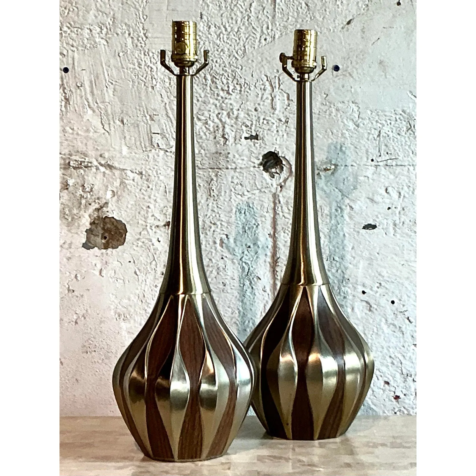 Vintage Mid-Century Modern Heyco Genie Bottle Lamps - a Pair — additional photo 5