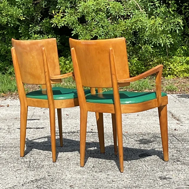Vintage Mid-Century Modern Heywood Wakefield "Missoula" Arm Chairs - a Pair — additional photo 3