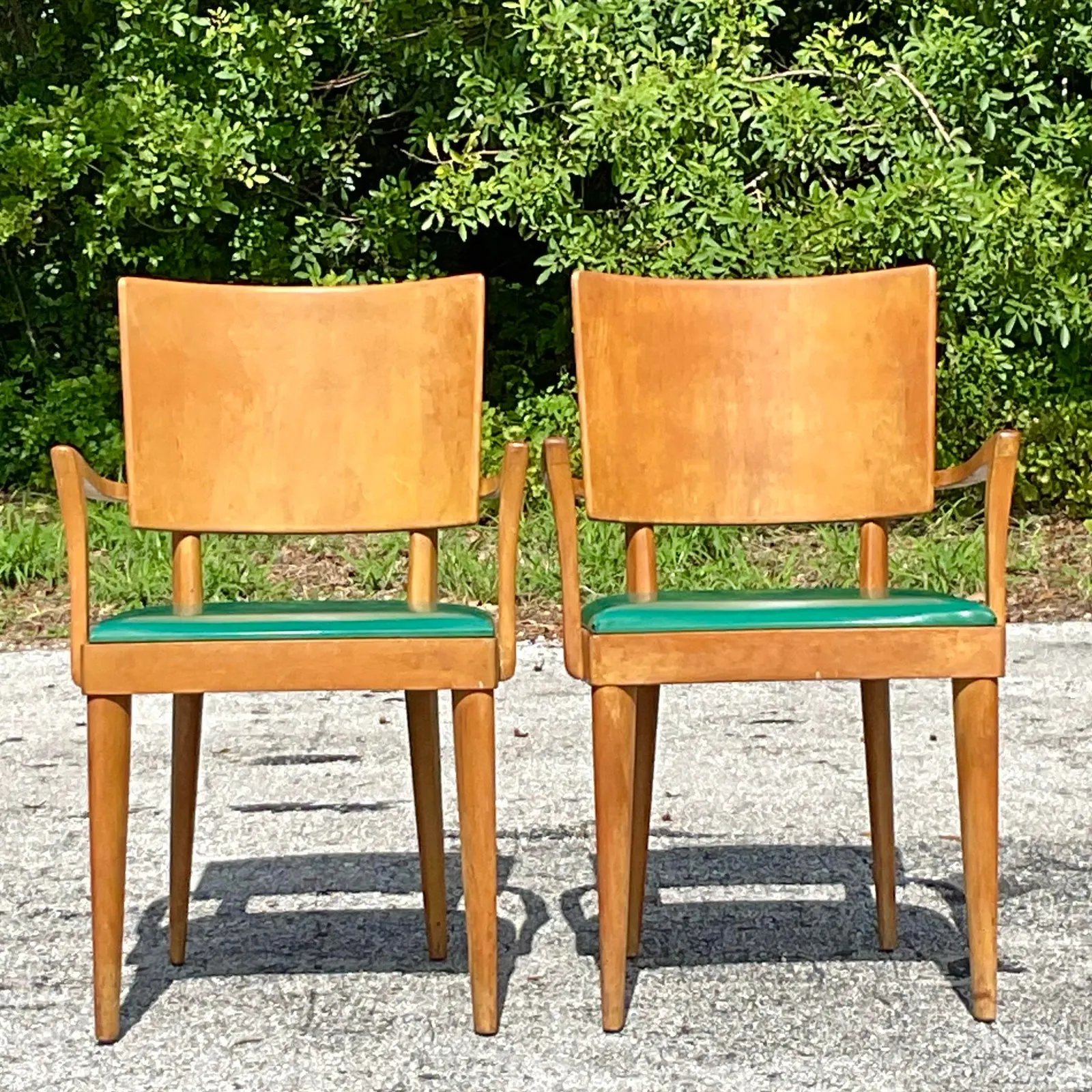 Vintage Mid-Century Modern Heywood Wakefield "Missoula" Arm Chairs - a Pair — additional photo 5