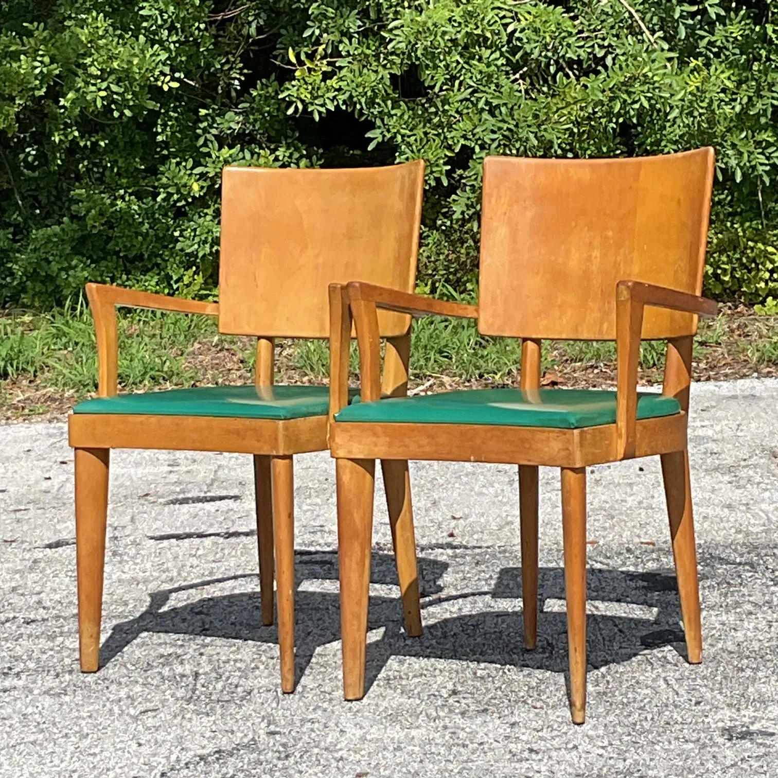 Vintage Mid-Century Modern Heywood Wakefield "Missoula" Arm Chairs - a Pair — additional photo 6
