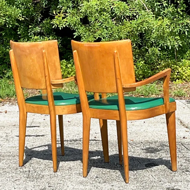 Vintage Mid-Century Modern Heywood Wakefield "Missoula" Arm Chairs - a Pair — additional photo 8