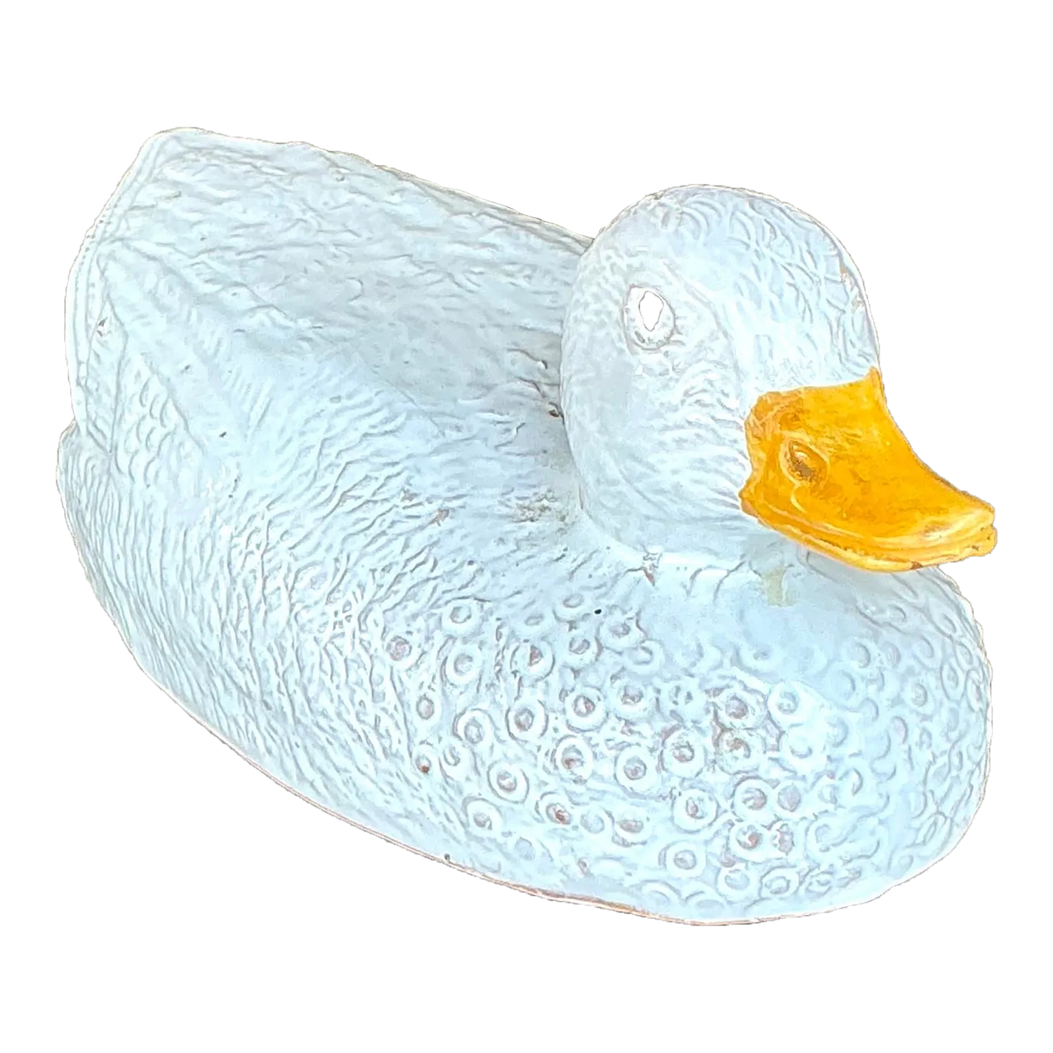 Vintage Mid-Century Modern Raymor Glazed Ceramic Duck — additional photo 5