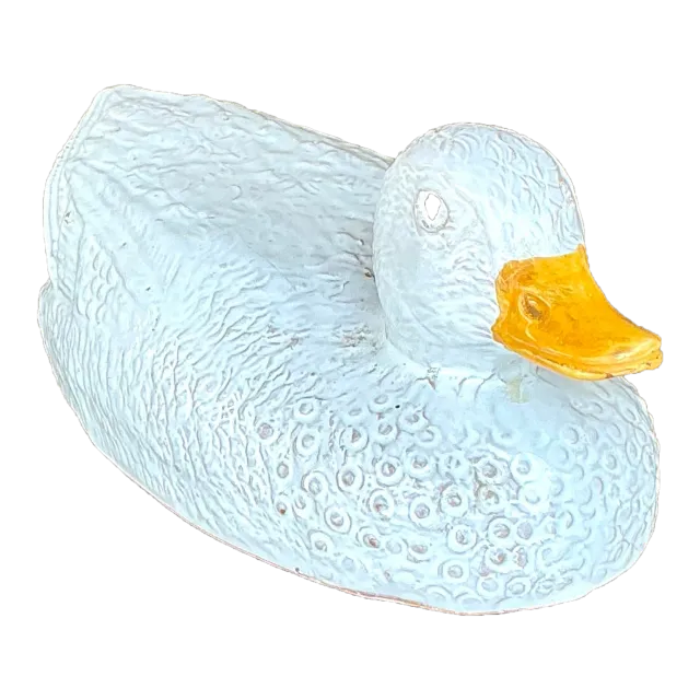 Vintage Mid-Century Modern Raymor Glazed Ceramic Duck — additional photo 5