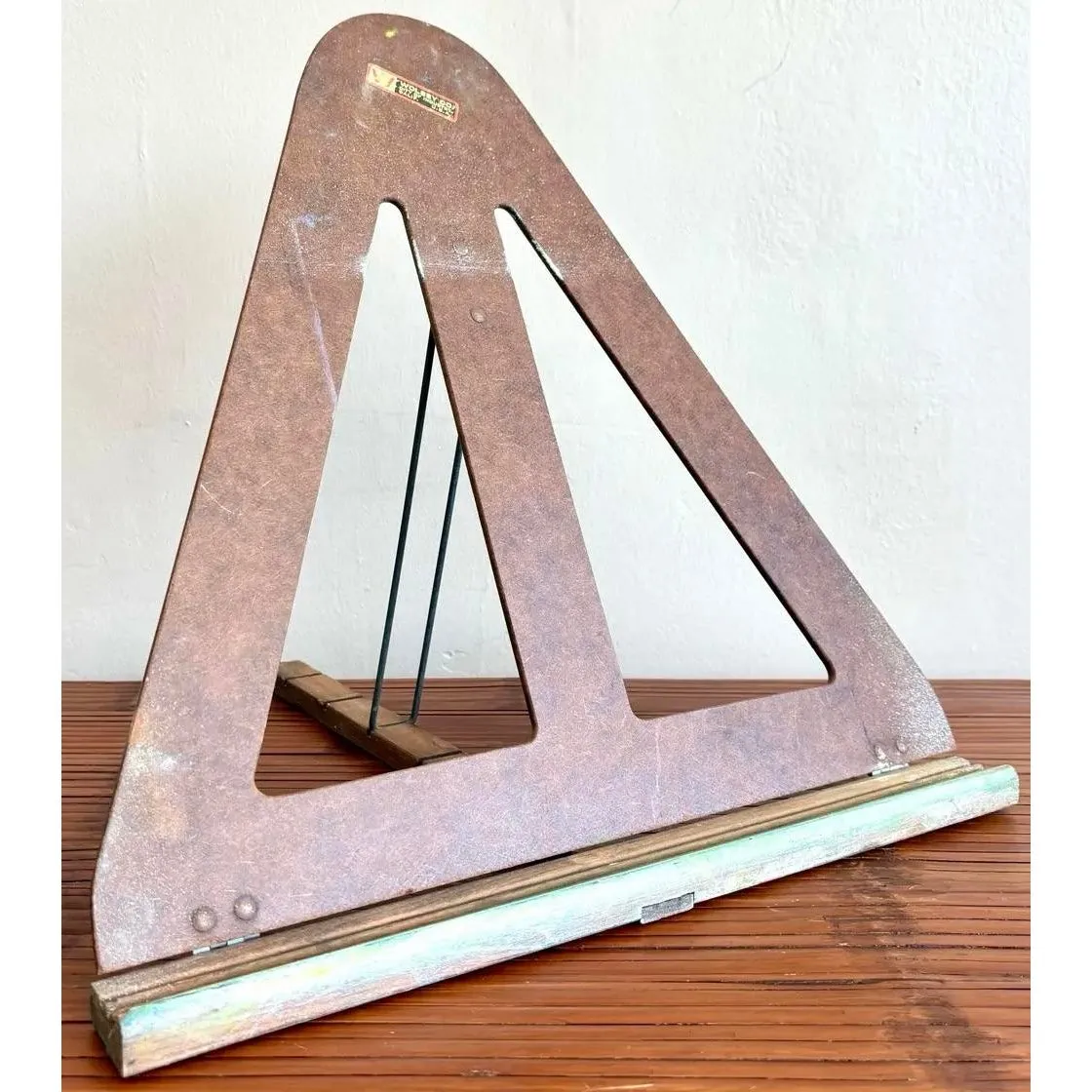 Vintage Mid-Century Modern Wolsey Masonite Table Top Easel — additional photo 2