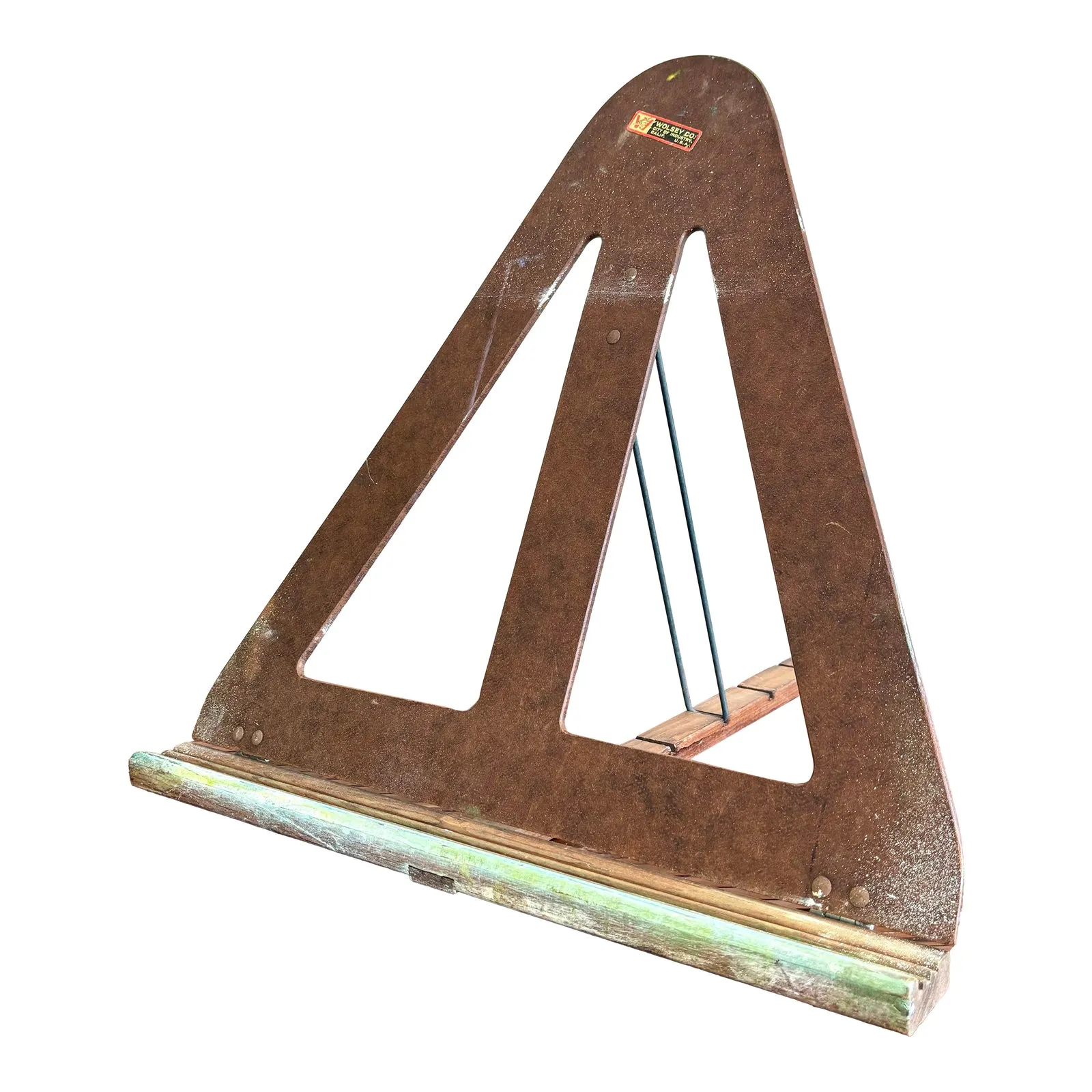 Vintage Mid-Century Modern Wolsey Masonite Table Top Easel — additional photo 5