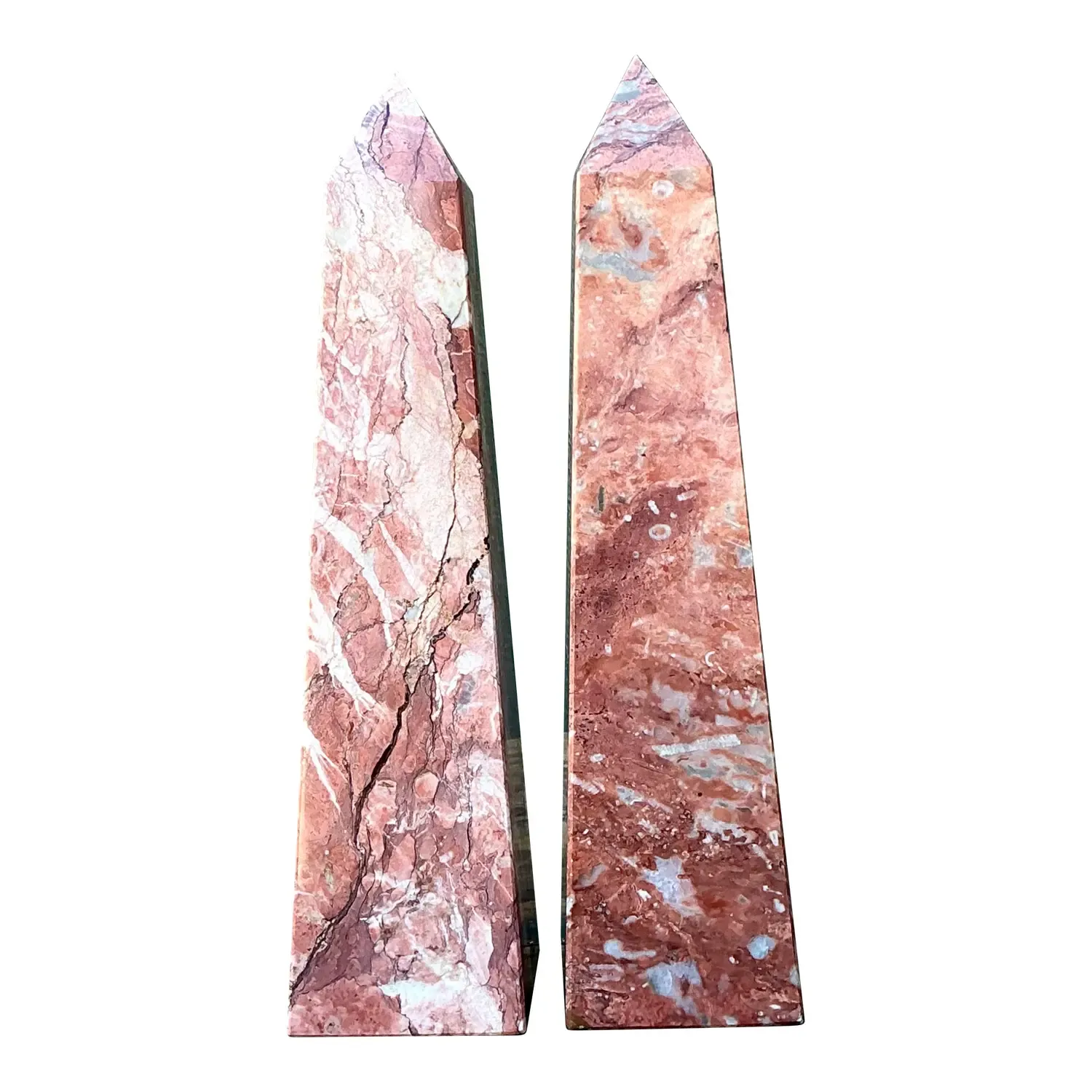 Vintage Minimalist Stone Obelisks - A Pair — additional photo 1