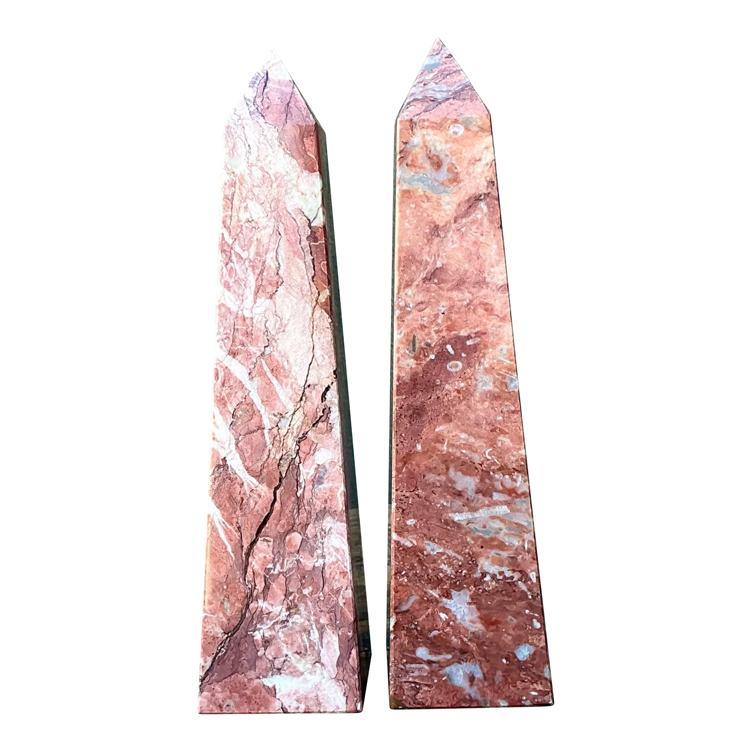 Vintage Minimalist Stone Obelisks - A Pair — additional photo 8