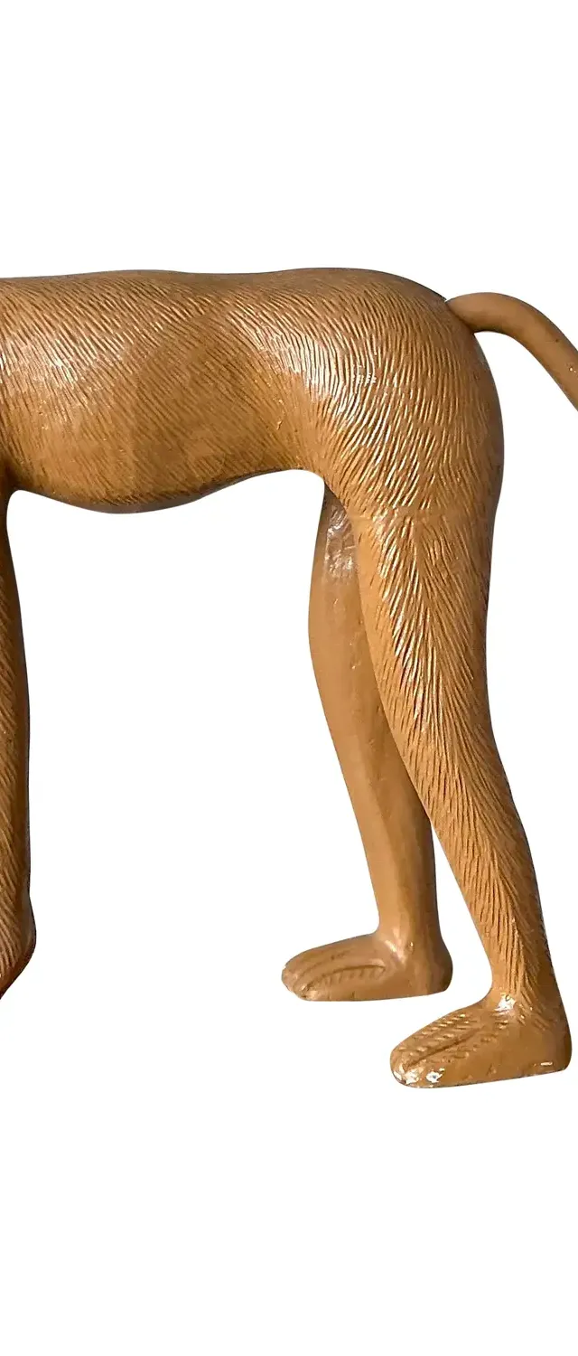 Vintage Molded Resin Monkey