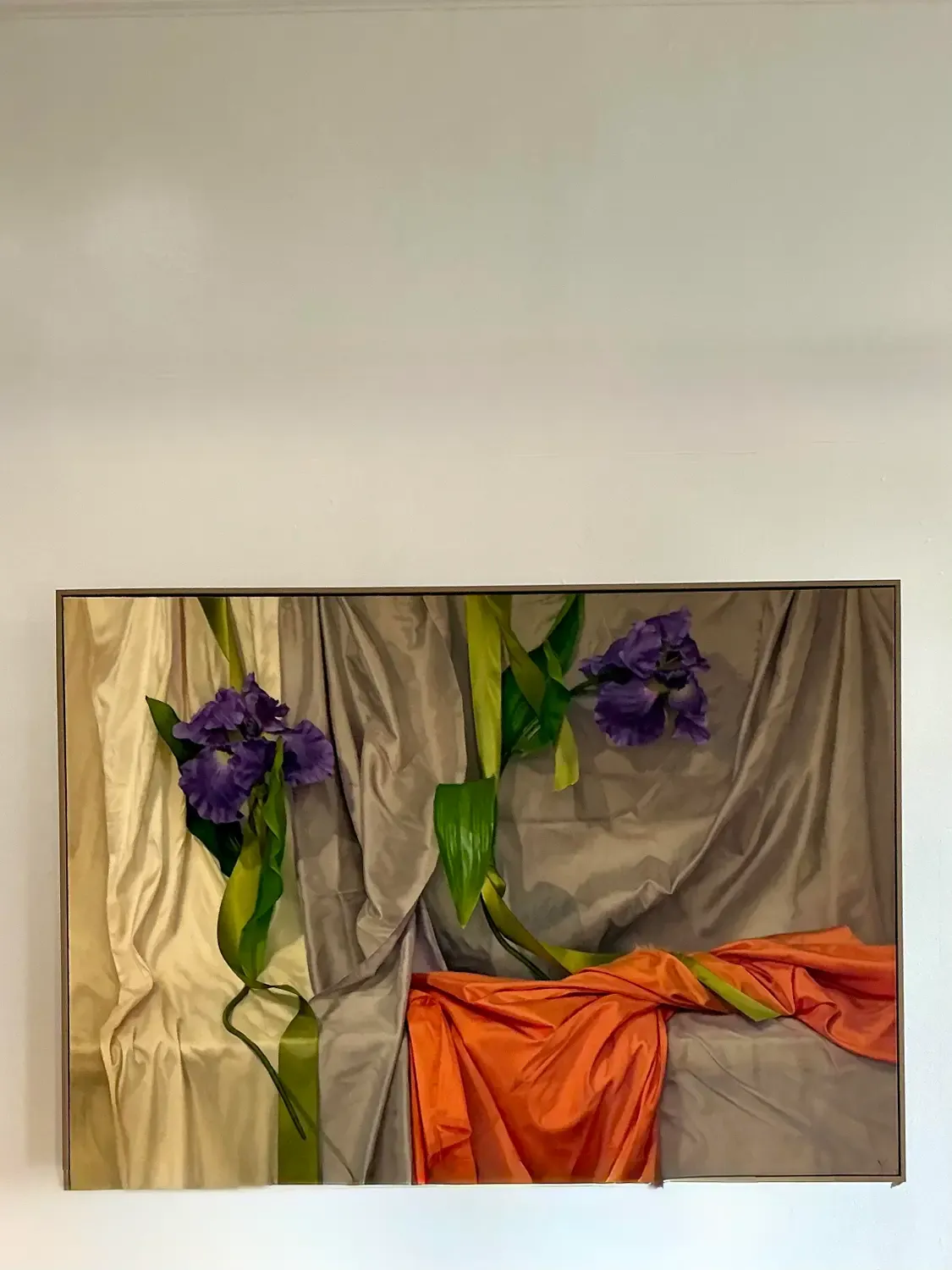 Vintage Monumental Original Oil Painting of Iris — additional photo 6