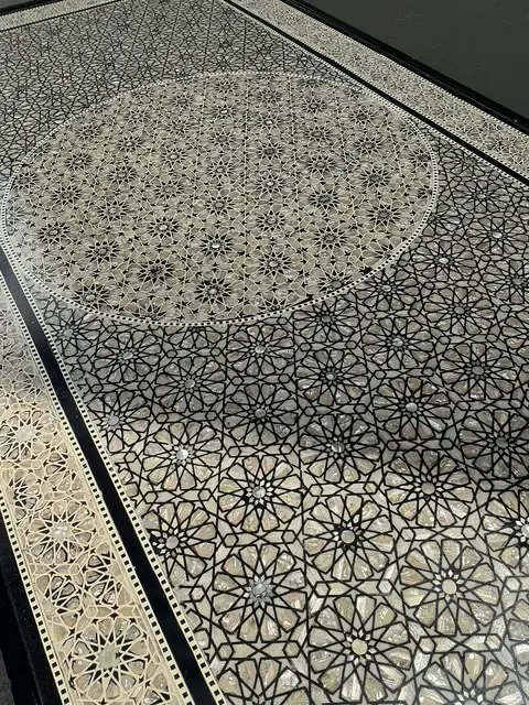 Vintage Moroccan Inlay Writing Desk — additional photo 4