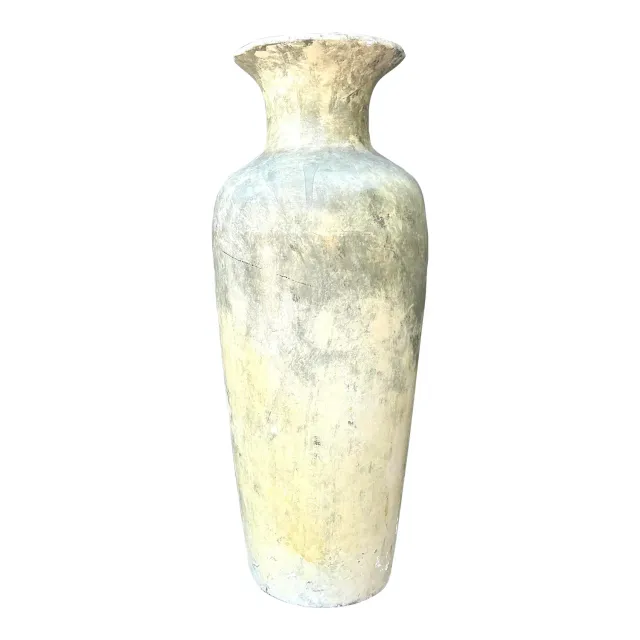 Vintage Mottled Plaster Vase — additional photo 1
