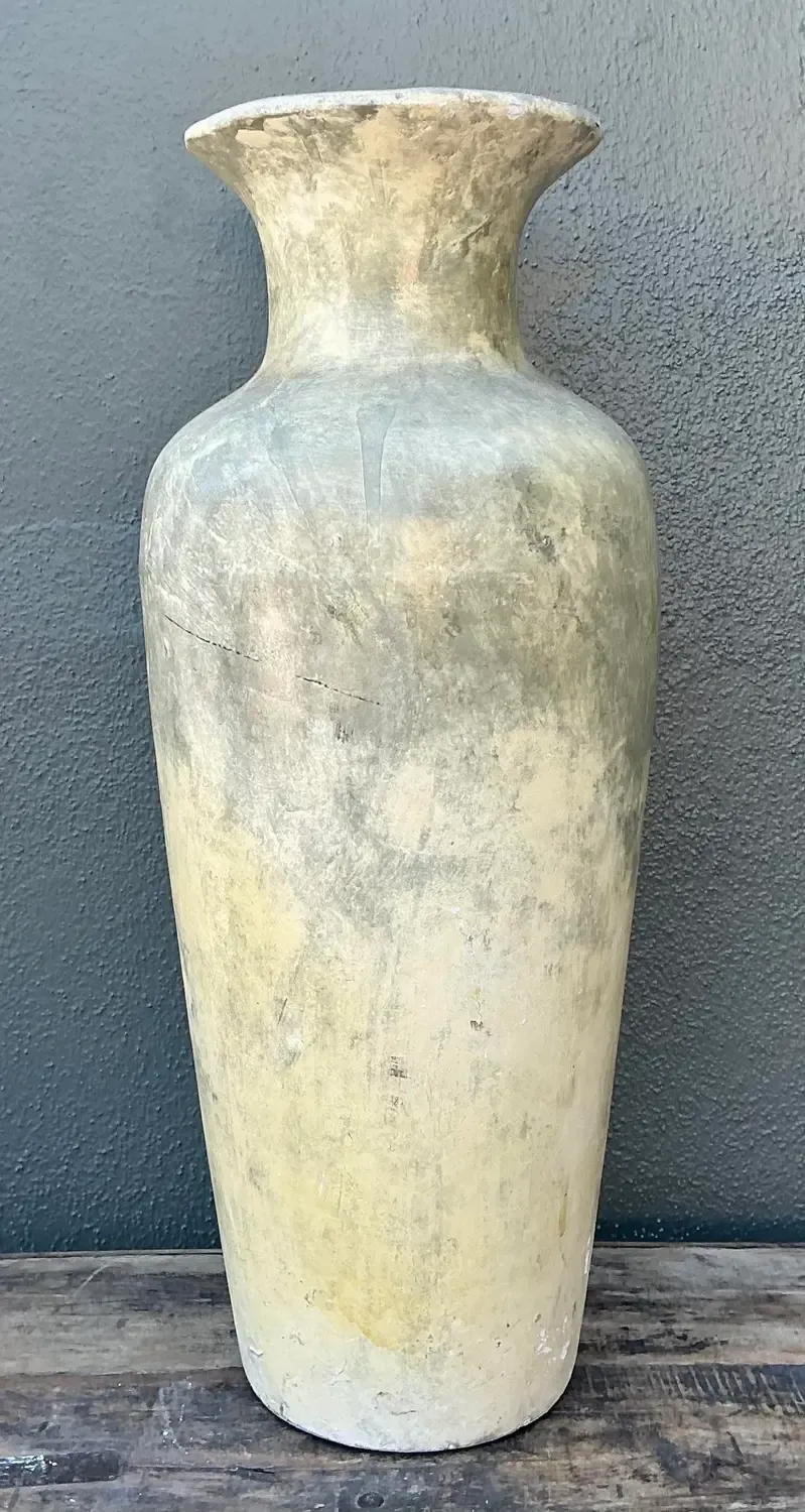 Vintage Mottled Plaster Vase — additional photo 2