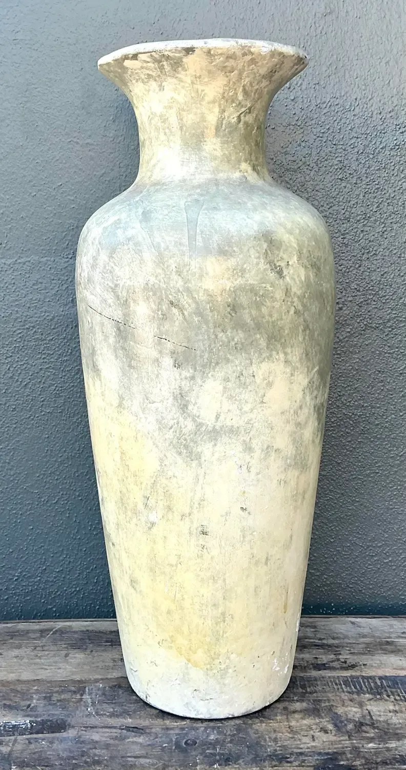 Vintage Mottled Plaster Vase — additional photo 4